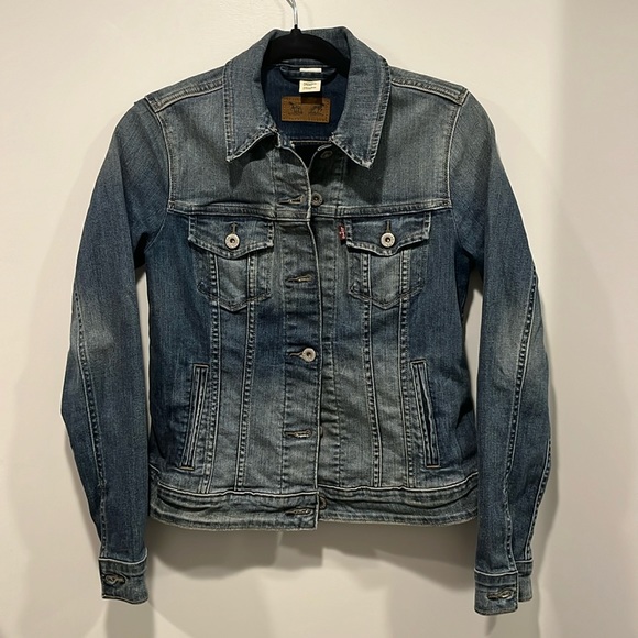 Levi's Slim Fit Denim Jacket Size Small - Picture 4 of 8